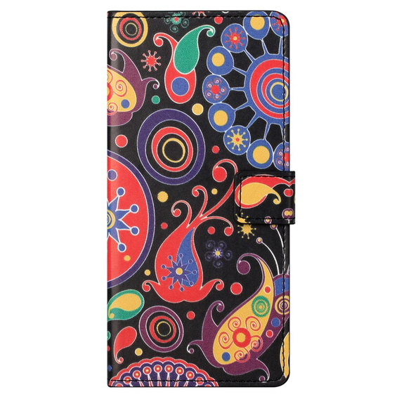 Flip case for Xiaomi Redmi Note 12S, Wallet, colorful jellyfish, black