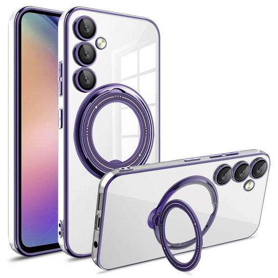 Magnetic Case for Samsung Galaxy A36 5G, for MagSafe, purple
