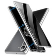 Case for Samsung Galaxy S24, Privacy Dual Glass, silver