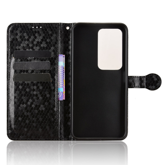 Flap case for Xiaomi Redmi 15 5G / 4G, Wallet Rhombus, black