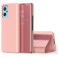 Case for Realme 9i / Oppo A96, Clear View, pink rose gold