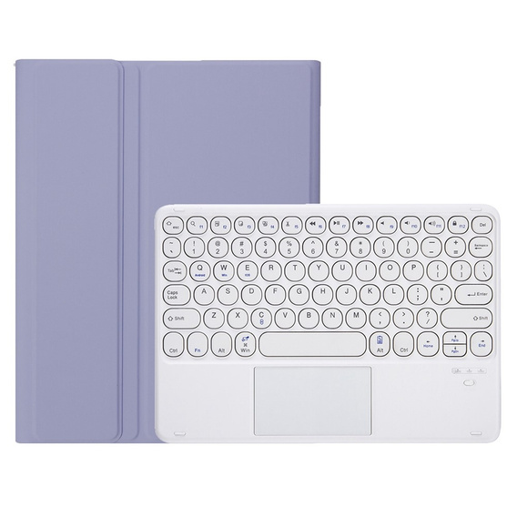 Case + keyboard Samsung Galaxy Tab S6 Lite 2020 P610/P615 / S6 Lite 2022 10.4, Touchpad Pen Slot, purple