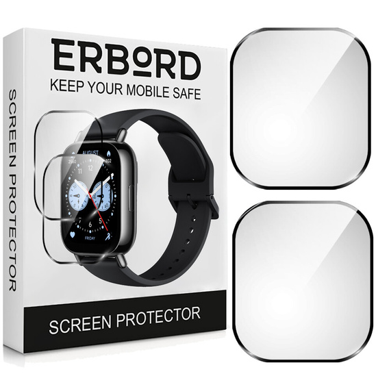 2x ERBORD Hybrid Glass for Xiaomi Redmi Watch 5 Lite