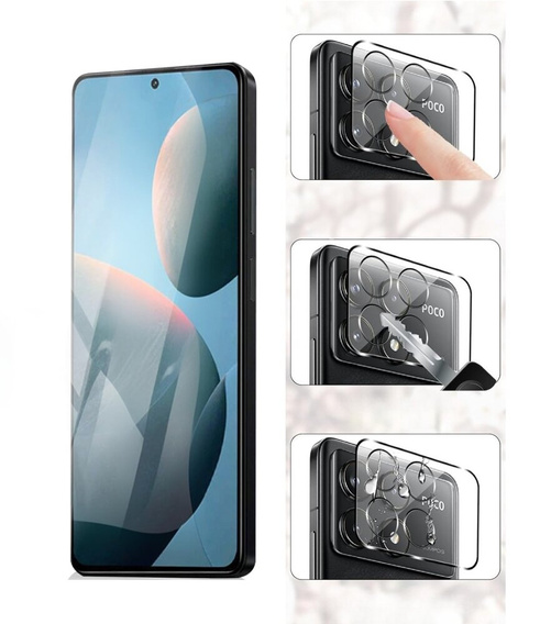Tempered Camera Glass for Xiaomi Poco F6 Pro, transparent