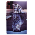 Case for Samsung Galaxy Tab A9+ X210 / X215 / X216B, cat and tiger