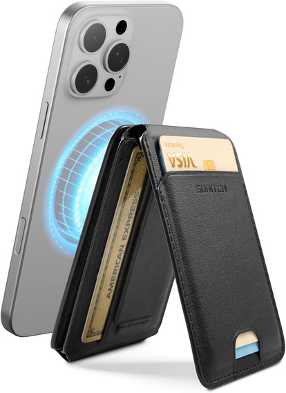 Magnetic wallet with stand and NFC SURITCH function for iPhone 16 Pro