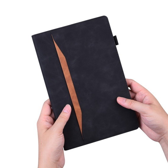 Case for Lenovo Tab P12, Classic, with space for stylus, black