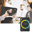 Armored Case for Samsung Galaxy Tab S10 Lite / S10 FE / S9 FE, protective 360 with stylus slot, black