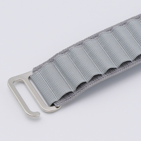 Nylon Strap for Apple Watch 1/2/3/4/5/6/7/8/SE/ULTRA 42/44/45/49mm, Grey