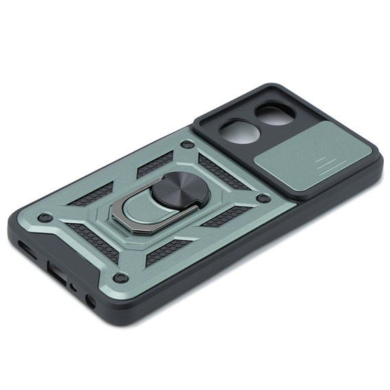 Case for Oppo A38 4G / Oppo A18 4G, CamShield Slide, green