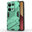 Case for Xiaomi Redmi Note 13 Pro 4G / Xiaomi Redmi Note 14S / Xiaomi Poco M6 Pro 4G, Military kickstand, green