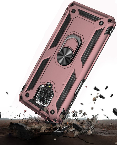 Armor Case for Xiaomi Redmi Note 9S / 9 Pro, Nox Case Ring, pink