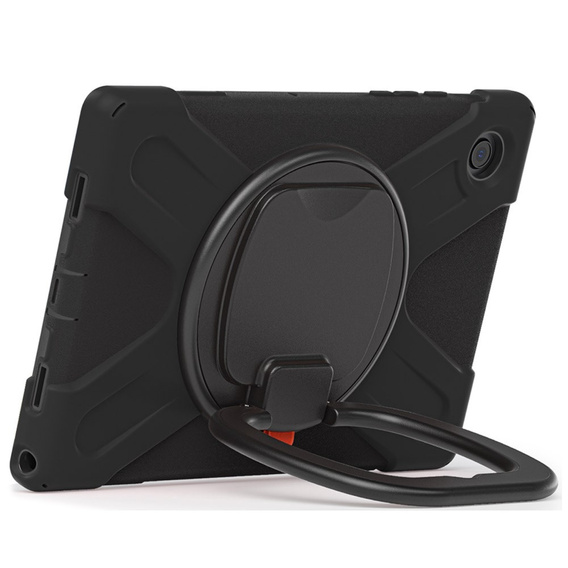 Children's case for Samsung Galaxy Tab A8 10.5 SM-X200 SM-X205, armored with strap, blue