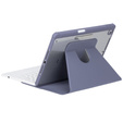 Keyboard case for iPad 11" 2025 A16 (11 gen.) / iPad 10.9" 2022 (10 gen.), Rotary 360° Leather, purple