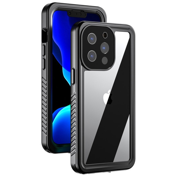 IP68 Waterproof Case for iPhone 13 Pro, black