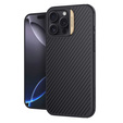 Nillkin Armored Case for iPhone 16 Pro Max, Carbon Fiber, for Magsafe, gold