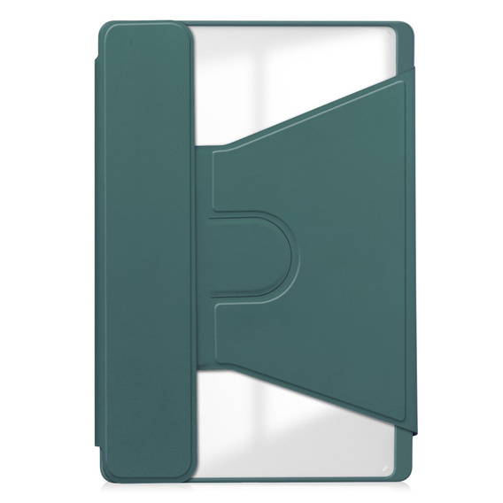 Keyboard case for Lenovo Tab M11 10.95" / Idea Tab 11" / Tab K11 11" (2 gen.), Rotary 360° Leather, dark green