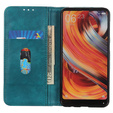 Case for Sony Xperia 10 V, Wallet Litchi Leather, green