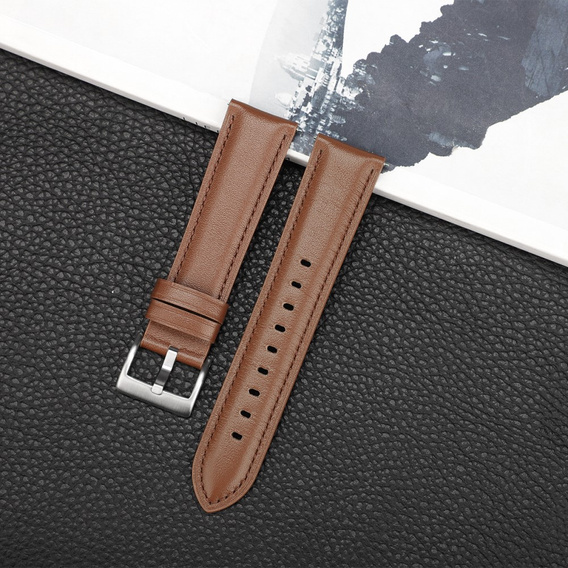 Leather Belt for Samsung Galaxy Watch 42mm - Brown