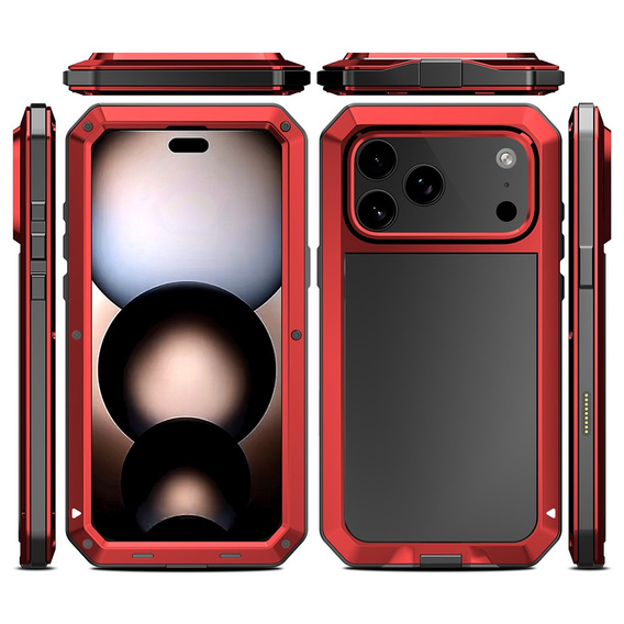 Armoured case with built-in tempered glass for iPhone 17 Pro Max