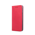 Case for Oppo Reno 11F 5G Smart Magnet, red + 9H glass