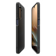 Spigen case for Samsung Galaxy A26 5G, Liquid Air, black + 9H Tempered Glass