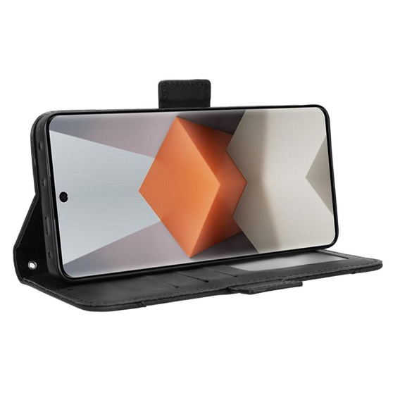 Flip case for Xiaomi Redmi Note 13 Pro+, Card Slot, black