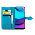 Flip case for Motorola Moto E20/E30/E40, Mandala, blue