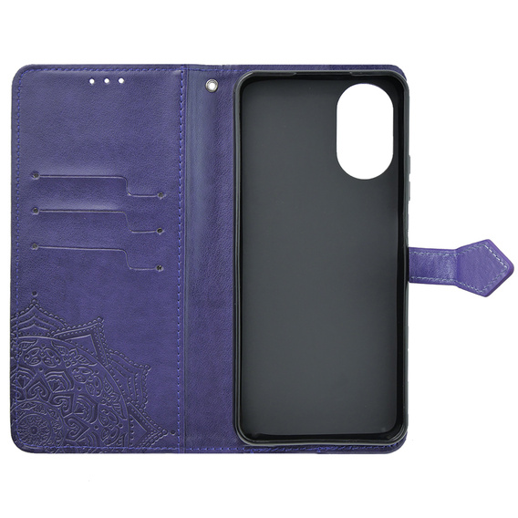 Flip case for Oppo A38 4G / Oppo A18 4G, Mandala, purple