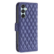 Flip case for Samsung Galaxy M15 5G, Wallet, BINFEN COLOR, blue