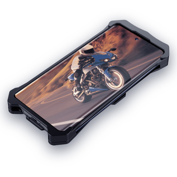 Armored case for Motorola Edge 40 Neo, Aluminum Alloy, black