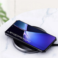 Case for OnePlus Nord CE4 Lite, with magnetic sheet, transparent / black