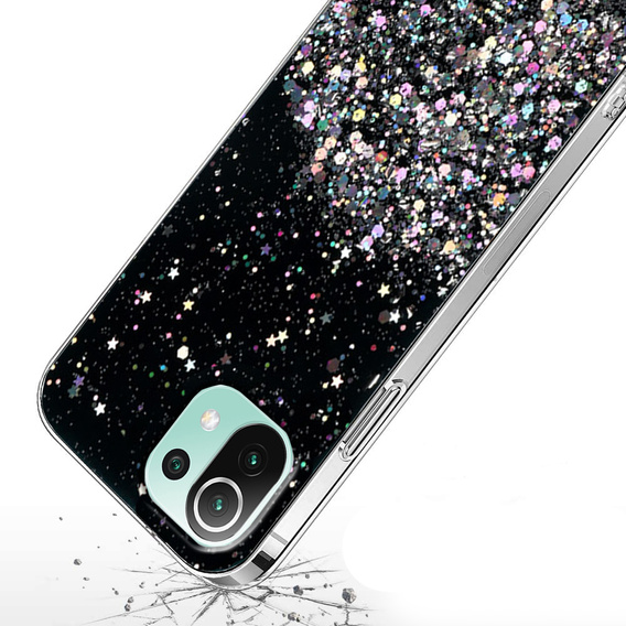 Case for Xiaomi Mi 11 Lite / Mi 11 Lite 5G / 11 Lite 5G NE, Glittery, black