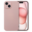 Case for iPhone 15, Silicone Lite, orange