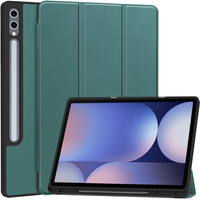 Case for Samsung Galaxy Tab S10 Ultra, Smartcase with stylus space, green