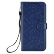 Flap case for Oppo Reno 14F, Wallet Rhombus, blue