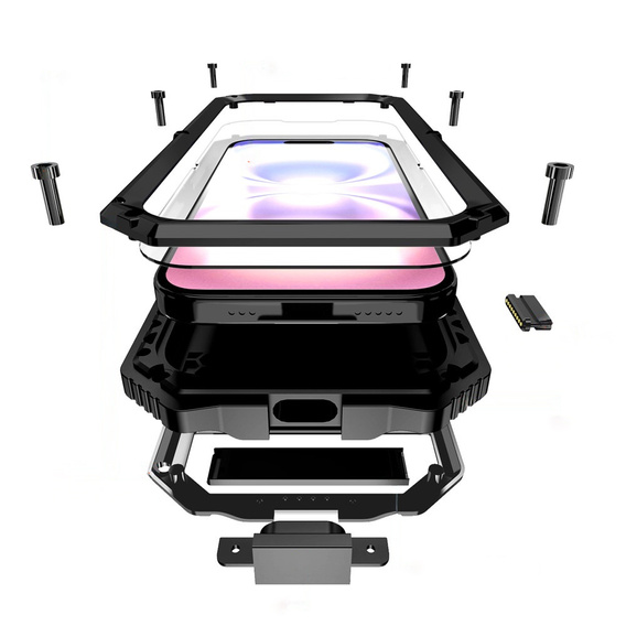 R-JUST armoured case with stand for iPhone 17