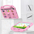 Children's case for Samsung Galaxy Tab S9 FE+ Plus, Cute Patterns, with stand, pink