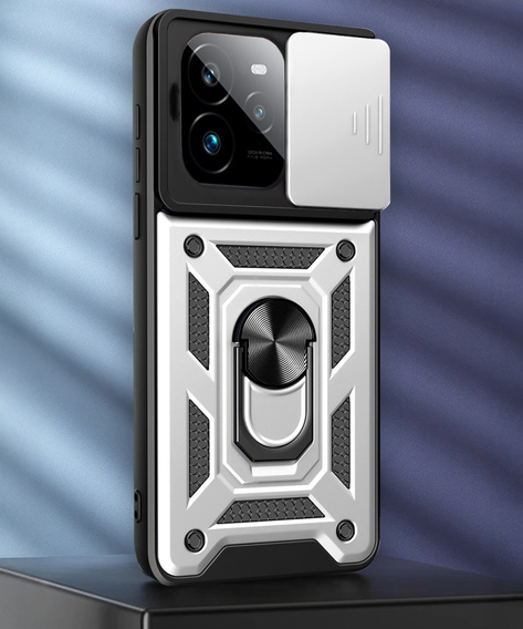 Case for Realme GT 7 Pro, CamShield Slide, silver