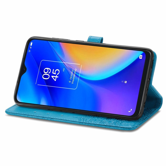 Flip case for TCL 20 SE, Mandala, blue