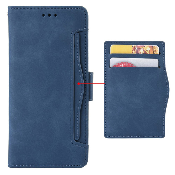 Flip case for Google Pixel 8A, Card Slot, dark blue