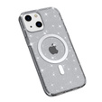 Case for iPhone 14 Plus, Glittery, for MagSafe, black