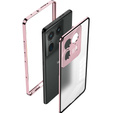 1 x Case for Motorola Edge 50 Ultra, Frame Case, pink