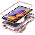 Armoured case for Xiaomi Redmi Pad 2, with stand and shoulder strap – pink