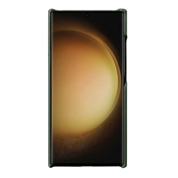 MELKCO case for Samsung Galaxy S24 Ultra, leather, green
