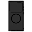 NILLKIN Case for Samsung Galaxy S24 Ultra, Silicone CamShield Case for MagSafe, black