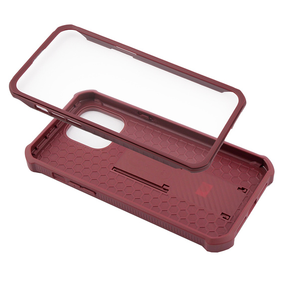 Armored case for iPhone 14 Pro Max, Dexnor Full Body, red