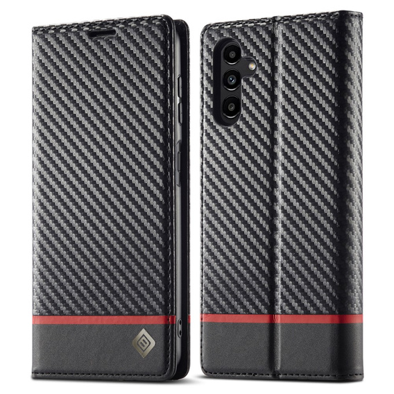 Flap case for Samsung Galaxy S25, Carbon LC.IMEEKE, black