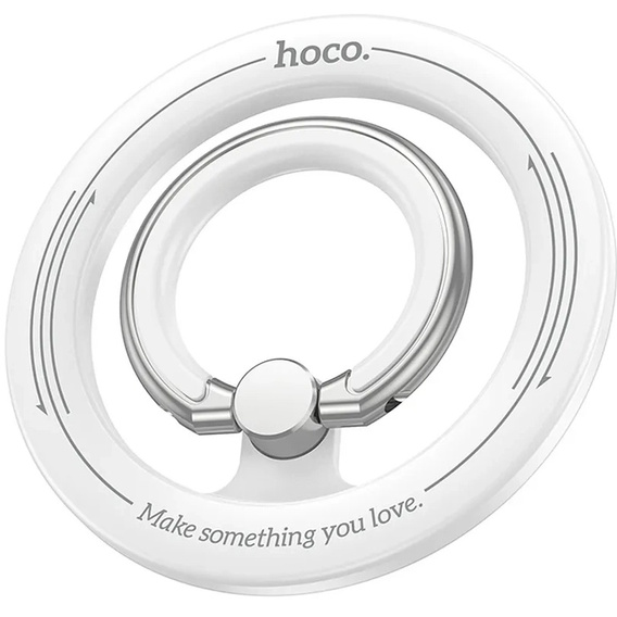 HOCO GH1 magnetic finger grip with stand function – white