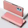 Case for Realme 9i / Oppo A96, Clear View, pink rose gold
